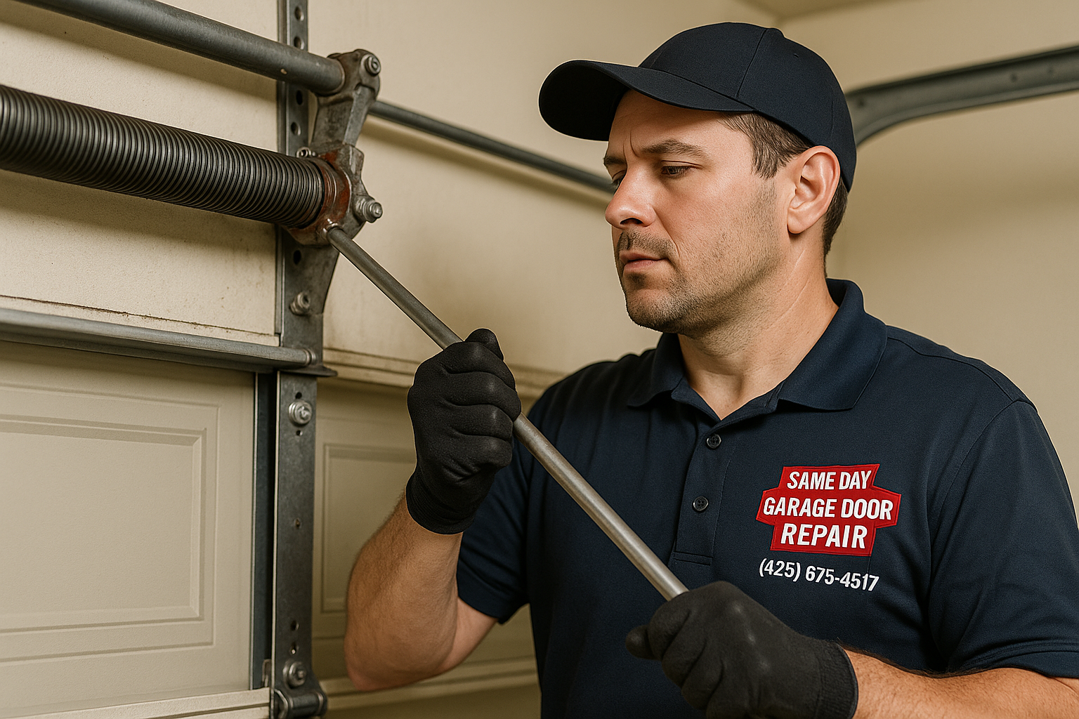 Garage Door Spring Repair service in Hayward