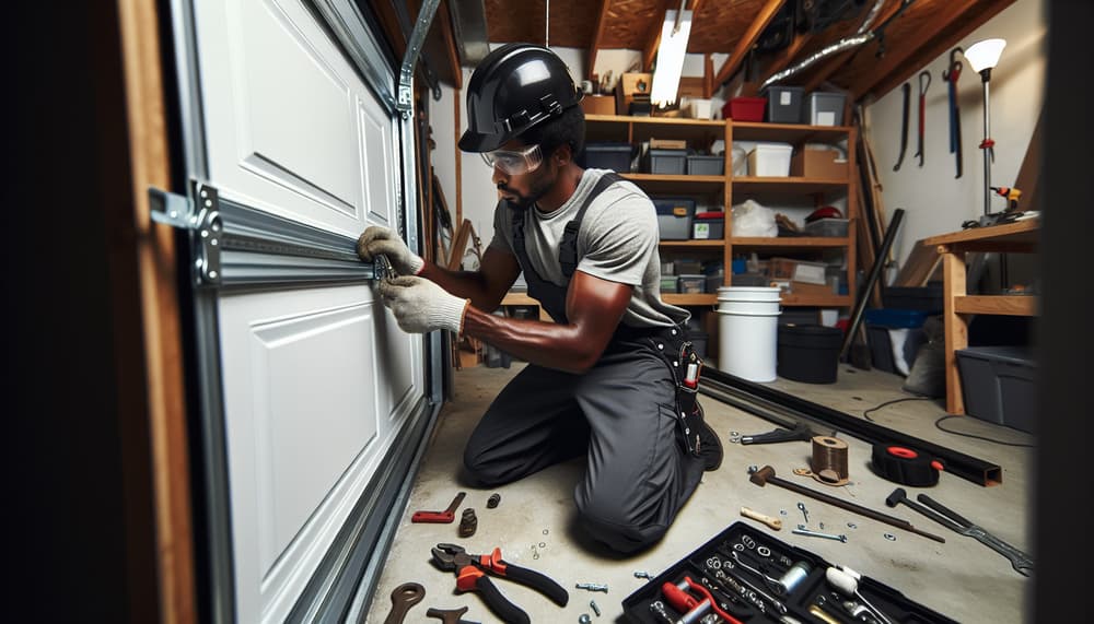 Our professional emergency garage door repair process