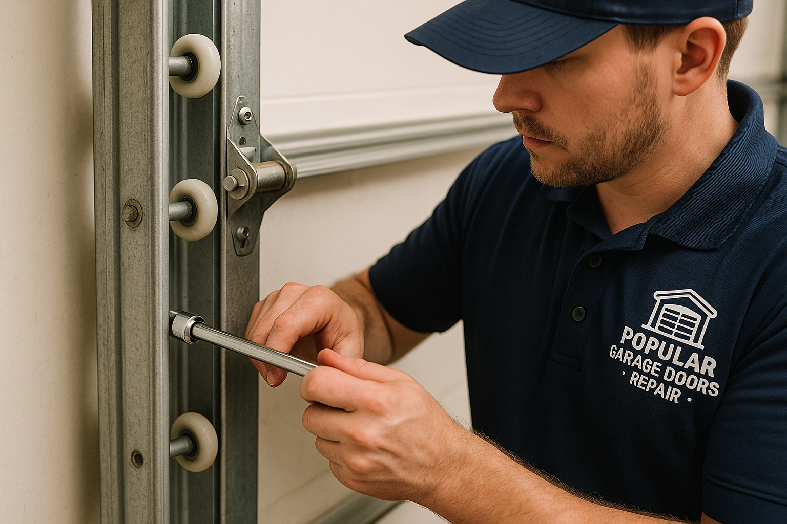 Garage Door Track Repair in Hayward